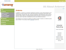 Tablet Screenshot of antenna.net